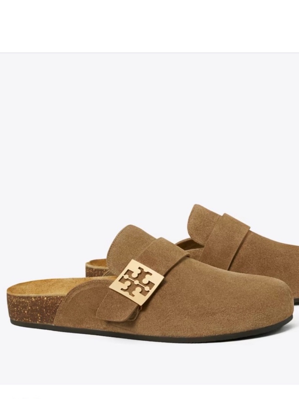 Tory Burch Mellow Mule Suede River Rock